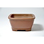 Maceta  Shibakatsu cuadrada sin esmaltar - 85 x 85 x 42 mm