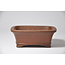 Rectangular unglazed Shibakatsu pot - 103 x 83 x 38 mm