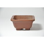 Rectangular unglazed Shibakatsu pot - 86 x 70 x 33 mm