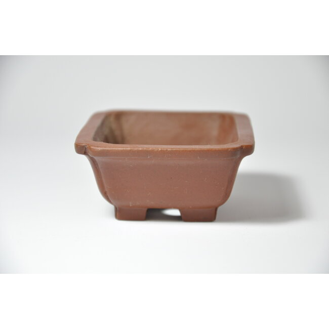 Vaso Shibakatsu rettangolare non smaltato - 86 x 70 x 33 mm