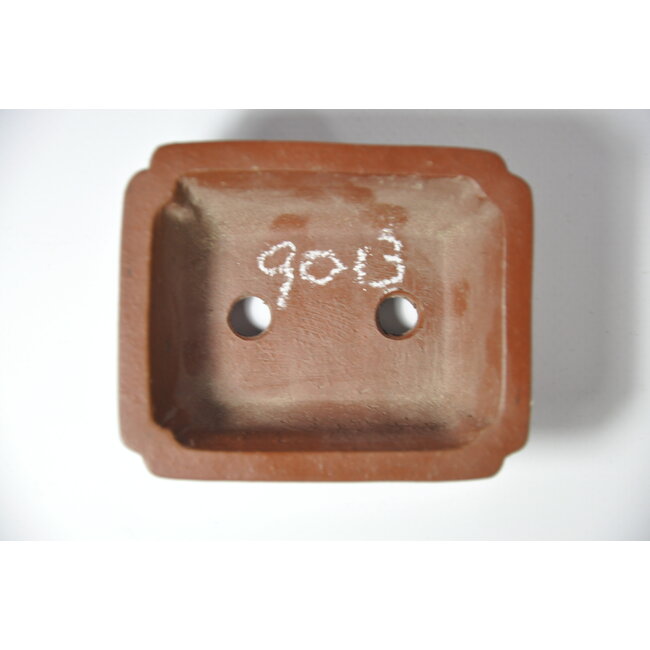 Maceta Shibakatsu rectangular sin esmaltar - 86 x 70 x 33 mm