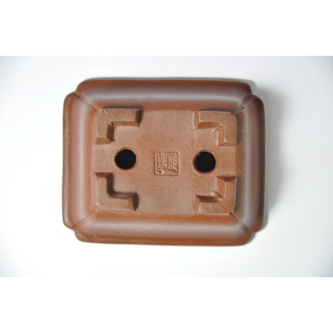 Maceta Shibakatsu rectangular sin esmaltar - 86 x 70 x 33 mm