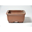 Rectangular unglazed Shibakatsu pot - 98 x 78 x 37 mm