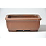 Rectangular unglazed Shibakatsu pot - 98 x 78 x 37 mm