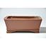 Rectangular unglazed Shibakatsu pot - 102 x 77 x 36 mm