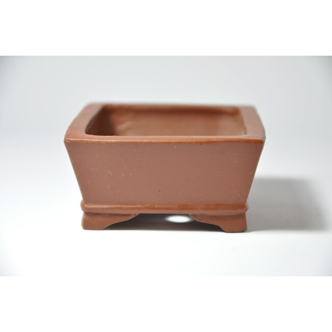 Maceta  Shibakatsu rectangular sin esmaltar - 102 x 77 x 36 mm