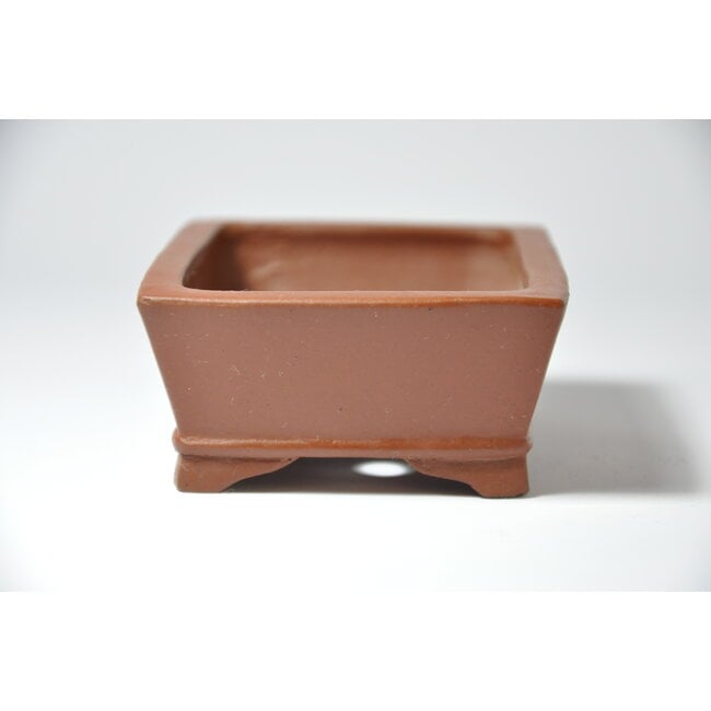 Vaso Shibakatsu rettangolare non smaltato - 102 x 77 x 36 mm