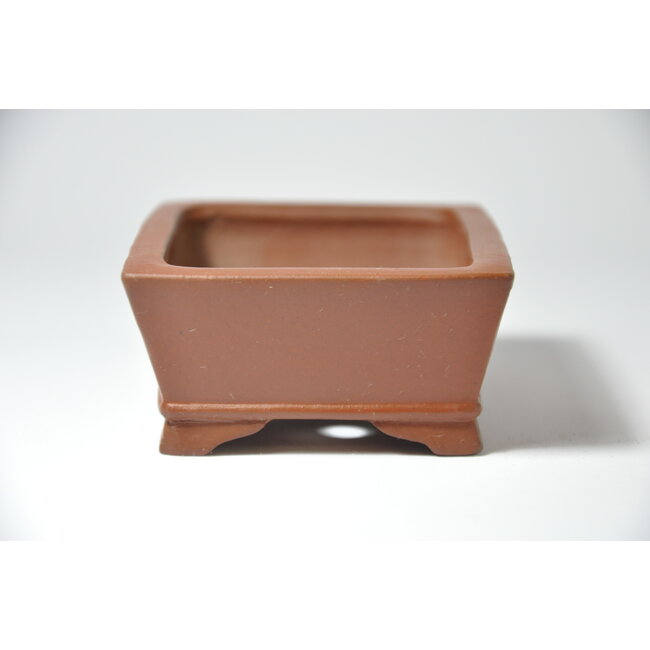 Maceta  Shibakatsu rectangular sin esmaltar - 102 x 77 x 36 mm