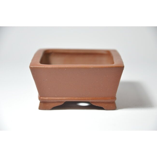 Vaso Shibakatsu rettangolare non smaltato - 102 x 77 x 36 mm