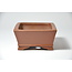 Rectangular unglazed Shibakatsu pot - 102 x 77 x 36 mm