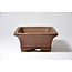 Rectangular unglazed Shibakatsu pot - 125 x 95 x 42 mm