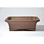 Rectangular unglazed Shibakatsu pot - 125 x 95 x 42 mm