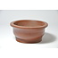 Ovale ongeglazuurde Shibakatsu-pot - 125 x 101 x 43 mm