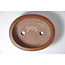 Ovale ongeglazuurde Shibakatsu-pot - 125 x 101 x 43 mm