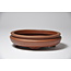 Oval unglazed Shibakatsu pot - 101 x 85 x 27 mm