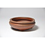 Oval unglazed Shibakatsu pot - 101 x 85 x 27 mm