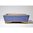 Maceta  rectangular Shibakatsu acristalada azul - 150 x 113 x 49 mm