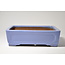 Maceta  Shibakatsu rectangular esmaltada en azul - 156 x 120 x 47 mm