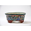 Pot Kutani ovale peint à la main - 95 x 71 x 42 mm