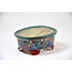 Pot Kutani ovale peint à la main - 95 x 71 x 42 mm