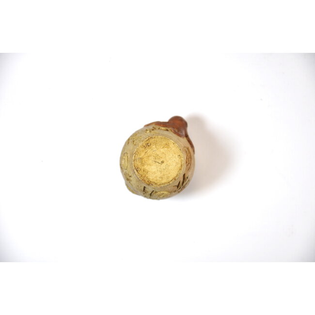 Ronde handbeschilderde pot - 35 x 35 x 42 mm