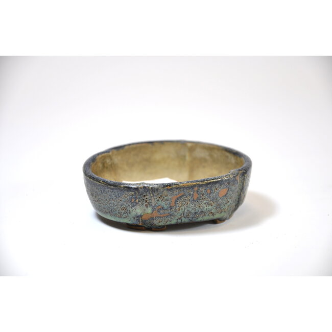 Vaso verde blu Moko - 74 x 61 x 23 mm