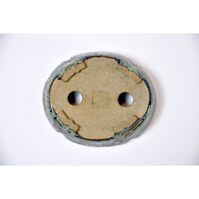 Vaso verde blu Moko - 74 x 61 x 23 mm