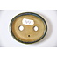 Pot ovale vert - 80 x 68 x 21 mm