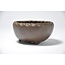 Round unglazed  pot - 81 x 81 x 38 mm