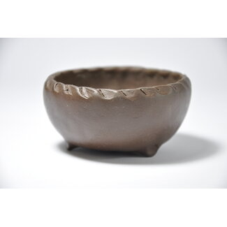 Round unglazed  pot - 81 mm