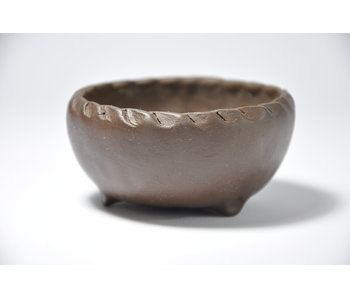 Round unglazed  pot - 81 mm