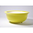 Round yellow glazed Seifu pot - 149 x 149 x 64 mm
