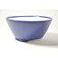 Round blue glazed Seifu pot - 150 x 150 x 68 mm