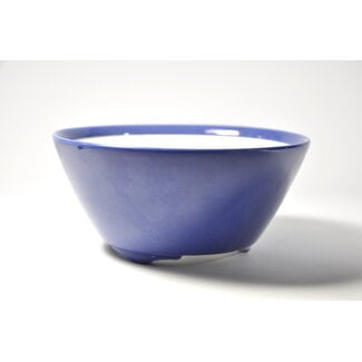 Seifu Round blue glazed Seifu pot - 148 mm