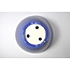 Pot Seifu rond bleu émaillé - 148 x 148 x 69 mm