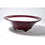 Ronde aubergine paarse Seifu-pot - 148 x 148 x 48 mm