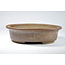 Oval unglazed kousen pot - 188 x 146 x 50 mm