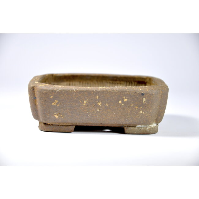 Rechteckiger unglasierter Kousen-Topf - 112 x 88 x 35 mm