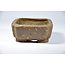 Rectangular unglazed kousen pot - 112 x 88 x 35 mm