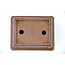 Pot Bikou rectangulaire non émaillé - 155 x 125 x 60 mm