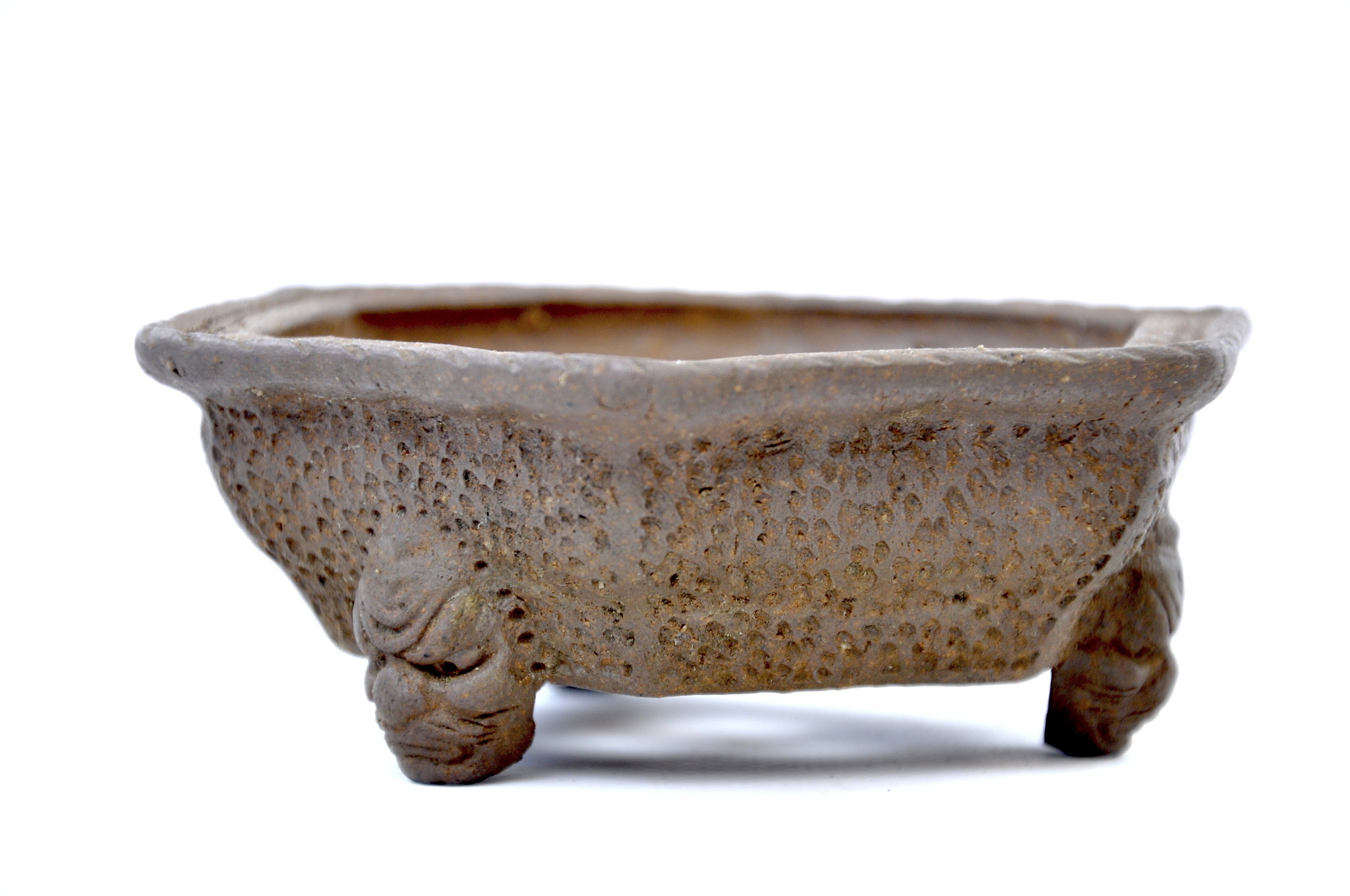 Hexagonal unglazed pot 115 mm Bonsai Plaza