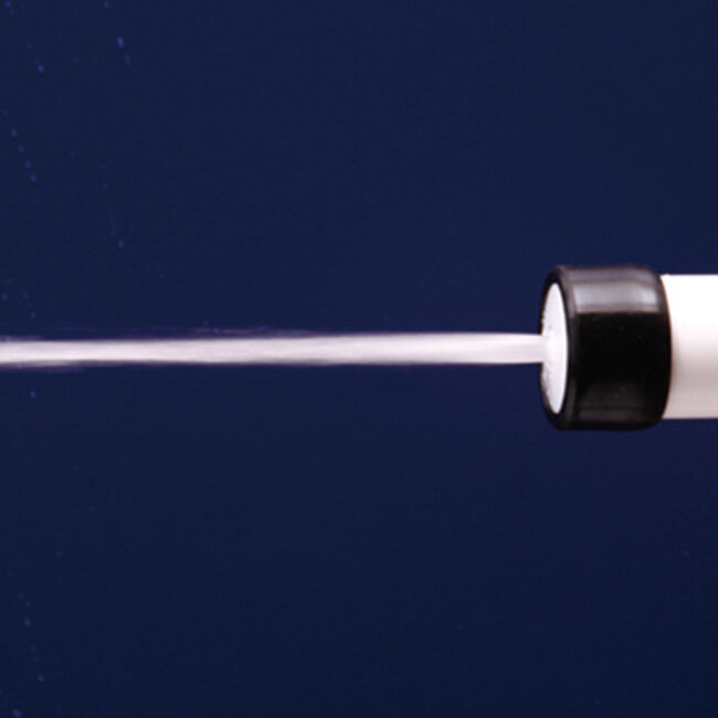 Pulverizador compacto de Takagi, 4 patrones de riego, de plástico. Dimensiones: 100 x 43 x 160 mm.