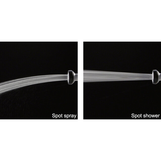 Douche de jardin Pro Grip, 6 modèles d'arrosage, régulation du volume d'eau, tuyau régulier
