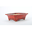 Maceta Sharaku roja rectangular - 183 x 152 x 60 mm