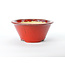 Pot rond Sharaku rouge - 160 x 160 x 72 mm