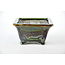 Vierkante multicolor Terahata Satomi Mazan-pot - 123 x 123 x 75 mm