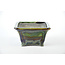 Square multicolor Terahata Satomi Mazan pot - 123 x 123 x 75 mm