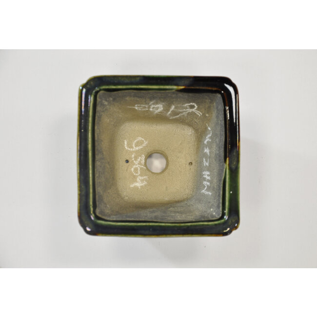 Vaso quadrato Terahata Satomi Mazan multicolore - 123 x 123 x 75 mm