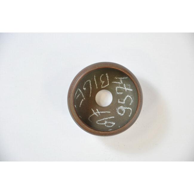 Ronde ongeglazuurde Bigei-pot - 50 x 50 x 20 mm