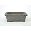 Rectangular unglazed Yamaaki pot - 130 x 105 x 45 mm